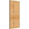 Ekena Millwork Framed Board-n-Batten Shutters, Rough Sawn Western Red Cedar, 26 7/8W x 53H, PR RBF06S26X053RWR - alternate 4